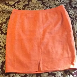Woman’s Size 20 Talbots Orange Skirt